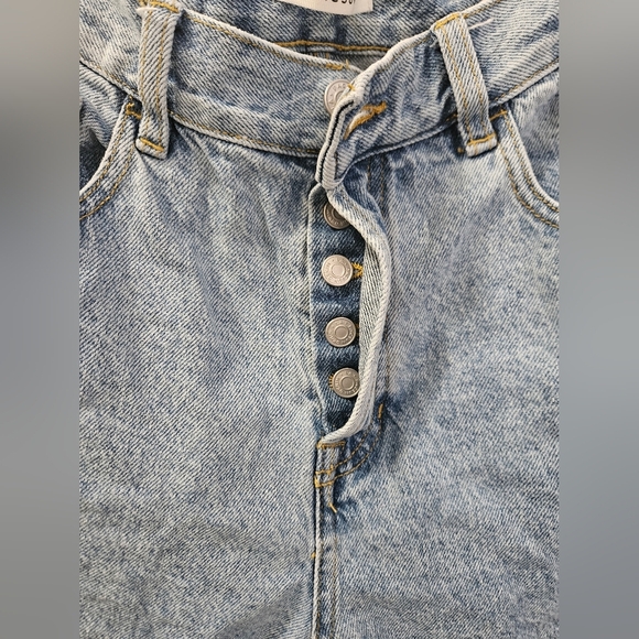 Pacsun 100% cotton Button fly jeans sz. 27 raw hem - Picture 4 of 10